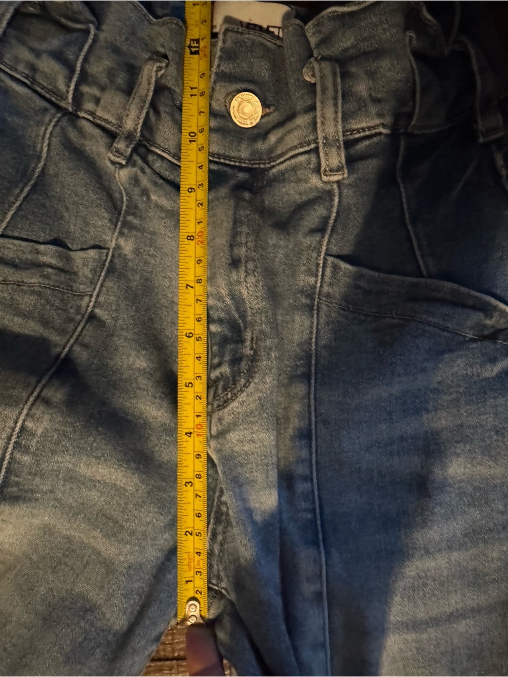 Vervet High-Rise Wide Leg Jeans in Medium Blue - Picture 6 of 8